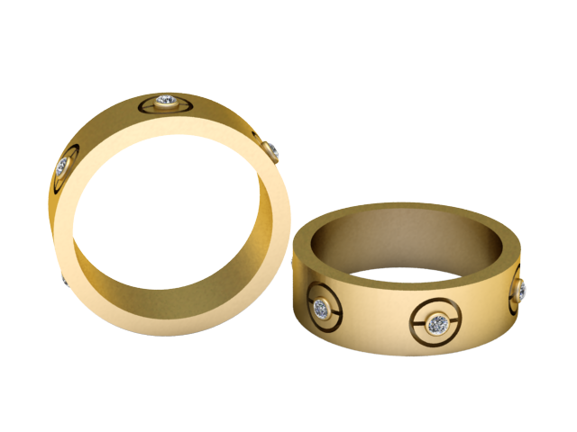 Eternity ring Modelo de Impressão 3D .c4d .max .obj .3ds .fbx .stl .blend