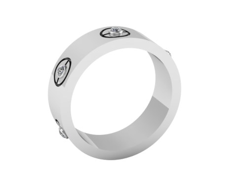 Eternity ring Modelo de Impressão 3D