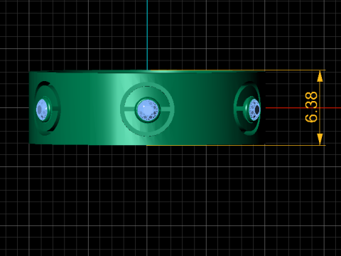 Eternity ring Modelo de Impressão 3D