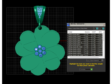 Flower pendant 3D 打印模型