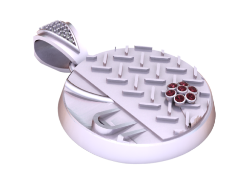 Gold design pendant Model do druku 3D
