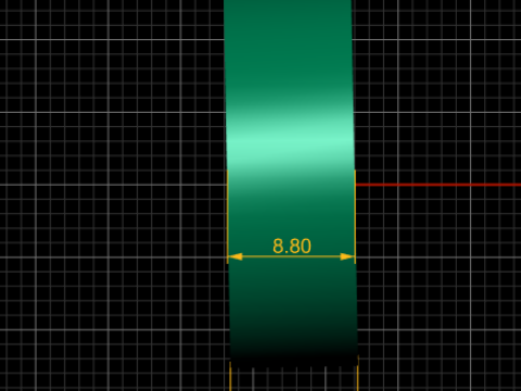 Modern gold ring 3D Baskı Modeli