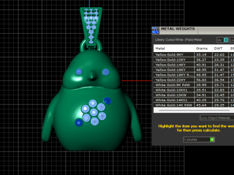 Penguin pendant Modèles 3D en vedette