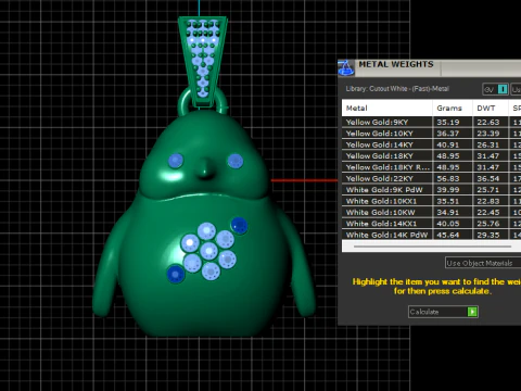 Penguin pendant 3D Print Model