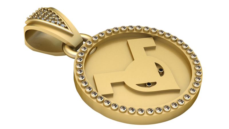 Futuristic pendant 3D-Druckmodell .c4d .max .obj .3ds .fbx .stl .blend