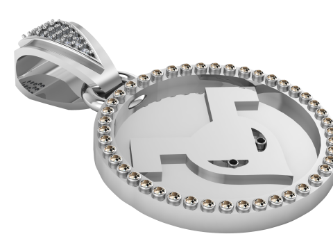Futuristic pendant 3D-Druckmodell