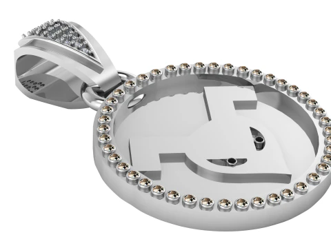 Futuristic pendant 3D Print Model