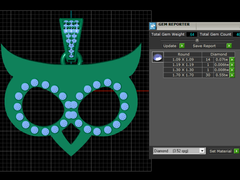 Bull head gold pendant Modello di stampa 3D