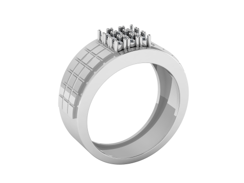Modern gold ring 3D प्रिंट मॉडल