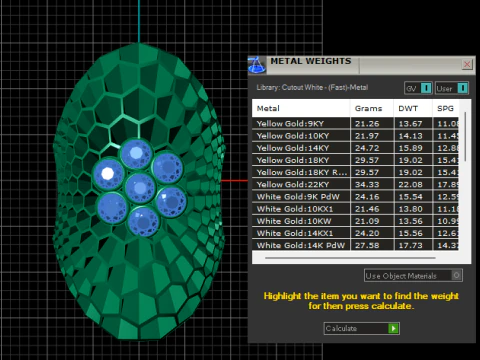 Honeycomb ring design pendant 3D Print Model