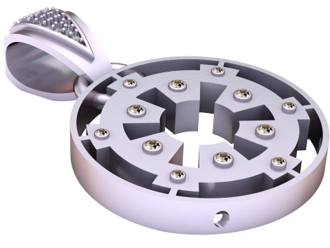 Mechanical pendant 3D 프린트 모델