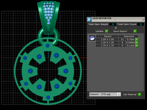 Mechanical pendant 3D 프린트 모델