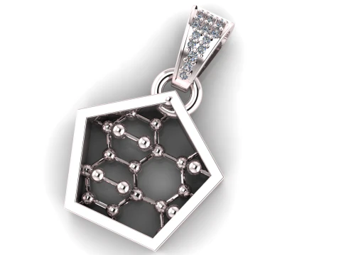 Molecular jewelry 3D Print Model