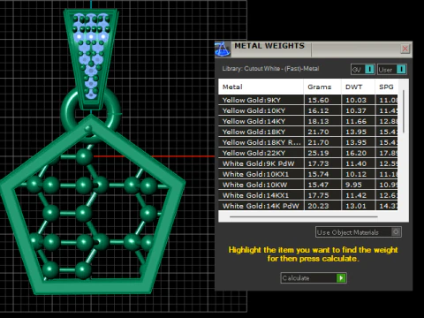 Molecular jewelry 3D Print Model