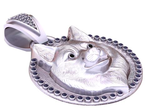 Dog Pendant Modello di stampa 3D