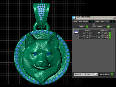 Dog Pendant Modello di stampa 3D