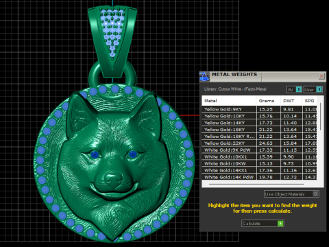 Dog Pendant Modello di stampa 3D