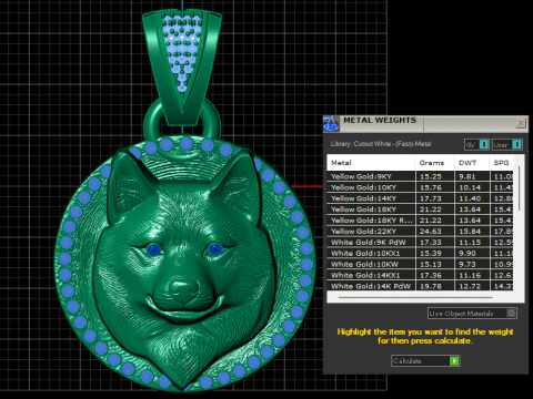 Dog Pendant 3D Print Model