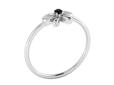 Bow Design Ring 3D Print Model