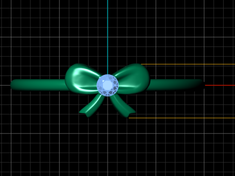 Bow Design Ring 3D Принт Модель