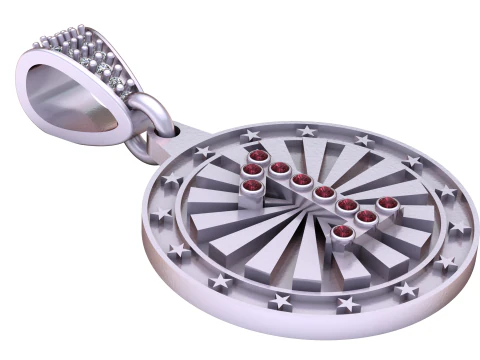 Initial Pendant 3D Print Model