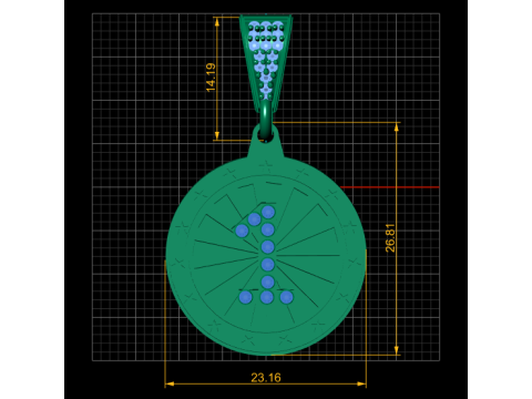 Initial Pendant 3D-Druckmodell