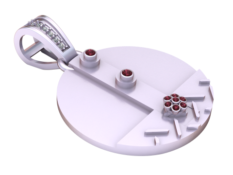 Modern Abstract Pendant 3D Print Model