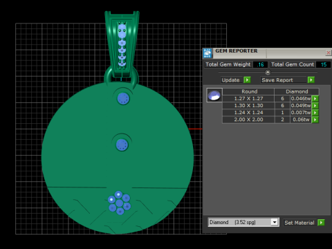 Modern Abstract Pendant 3D Print Model