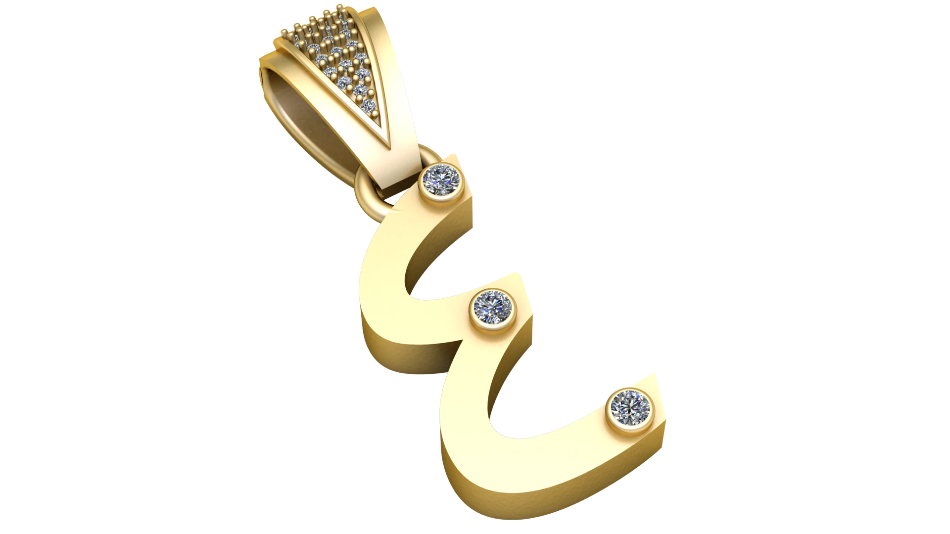 Modern pendant 3D Print Model .c4d .max .obj .3ds .fbx .stl .blend 