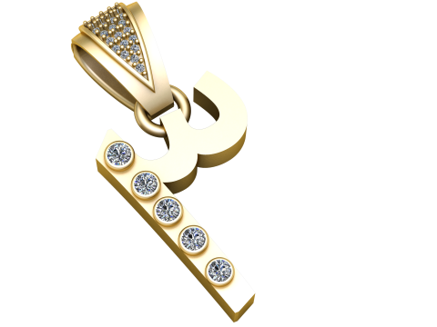 Modern pendant Three pendant 3Dプリントモデル