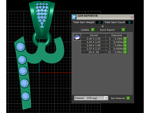 Modern pendant Three pendant 3Dプリントモデル
