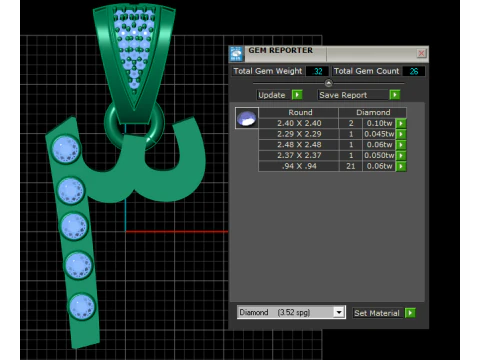 Modern pendant Three pendant 3D Print Model