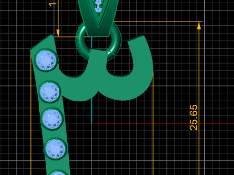 Modern pendant Three pendant 3D Print Model
