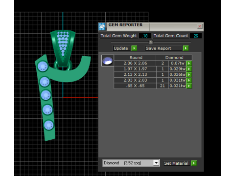 Abstract pendant 3Dプリントモデル