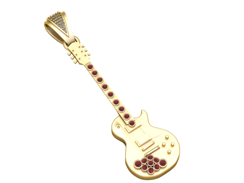 Guitar pendant Modelo de impresión 3D