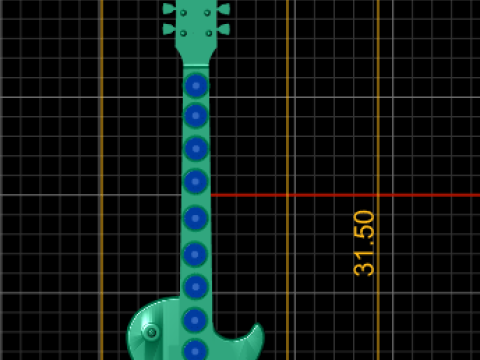Guitar pendant Modelo de impresión 3D