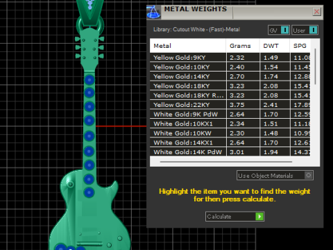 Guitar pendant Modelo de impresión 3D