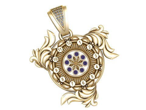 Vintage pendant Modelo de Impressão 3D