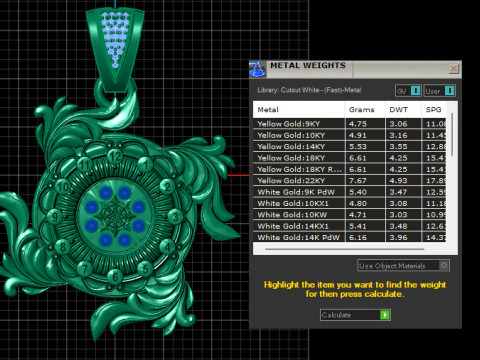 Vintage pendant 3D Print Model