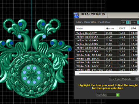 Peacock pendant 3D-Druckmodell