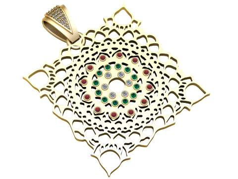 Filigree pendant 3D Print Model