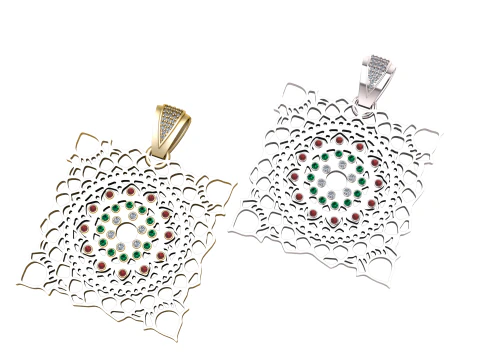 Filigree pendant 3D Print Model