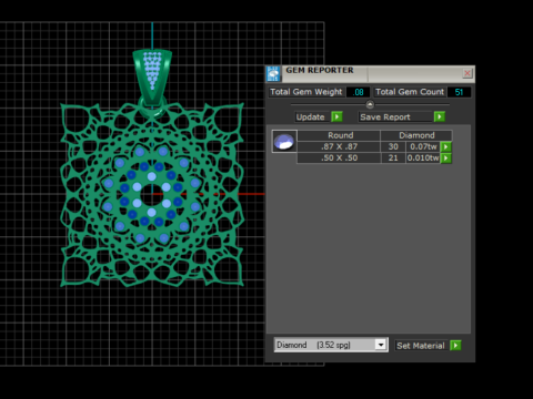 Filigree pendant 3D-Druckmodell