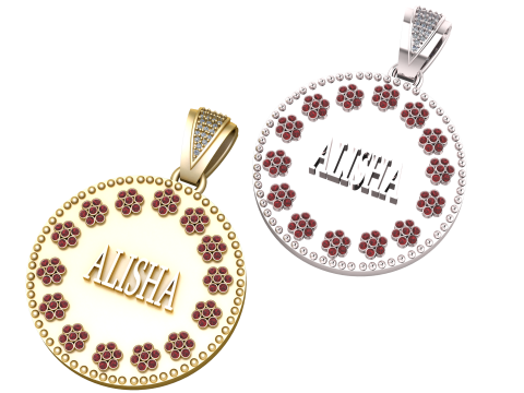 Personalized name pendant 3D 打印模型