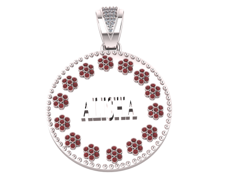 Personalized name pendant 3D Принт Модель