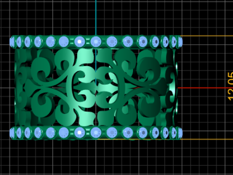 Filigree band ring 3D प्रिंट मॉडल