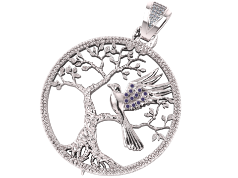 Tree of life pendant 3Dプリントモデル