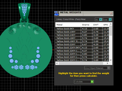 Abstract diamond pendant 3D Print Model