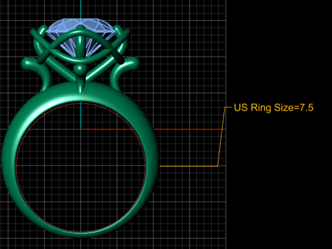 Solitaire diamond ring 3D प्रिंट मॉडल