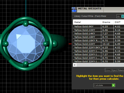 Solitaire diamond ring 3D Print Model